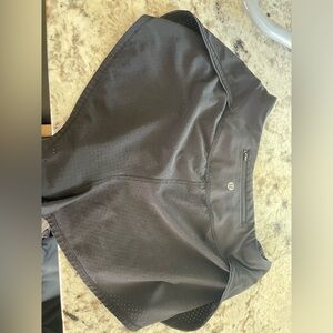 Black lululemon sure fire shorts size 8